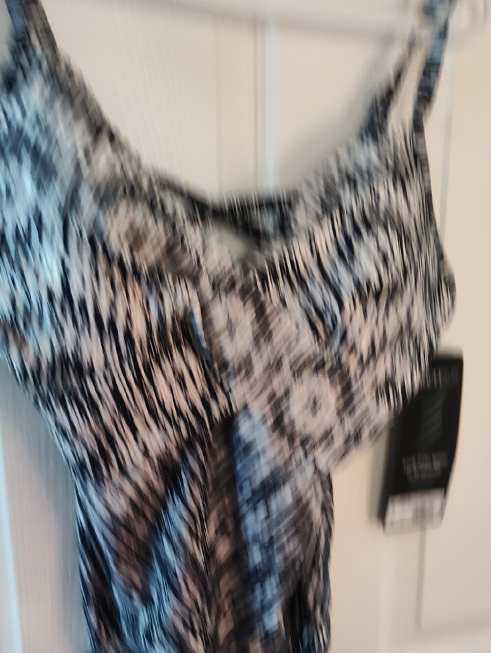 Miraclesuit Blue & White Abstract One-Piece Swimsuit - Picture 3 of 6